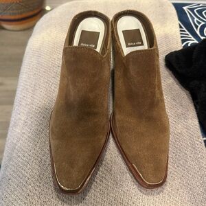 Dolce Vita Tan Suede Heeled Boots